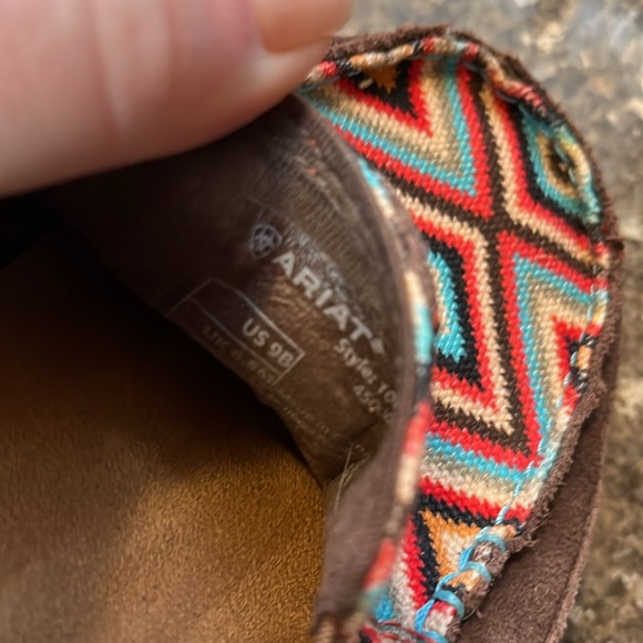 Ariat Aztec print slip on Loafer - Picture 7 of 7